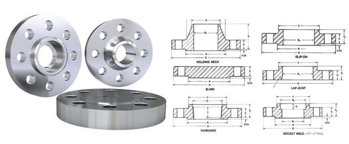 Produsen EN 1092 JIS BS sebagai 2129 Baja Karbon Weld Neck Flange Baja Rinsless 304 Weld Neck Flange Custom Baja Rinsless Weld Flange 12
