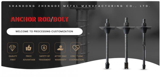 Standar/Customized Steel Formwork Konstruksi Fasteners Anchor Rod 0