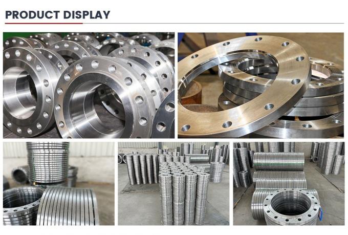 Pengiriman Cepat Presisi Tinggi Custom Made Ss201 Ss303 SS304 SS316 Q235 CNC Machining Neck Welding / Blind / Slip On / Thread Flange 11