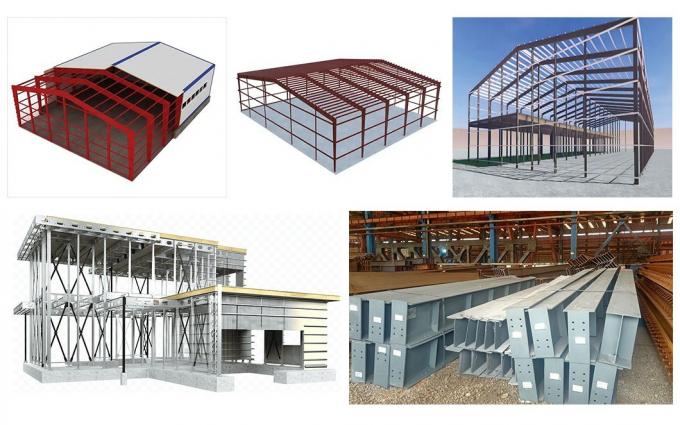 Prefab Structure House Draw Building Material H Beamworkshop Low Cost Metal Buildings Steel Structure