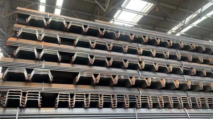 400*170 U Z L Steel Sheet Pile Dengan Ukuran Disesuaikan 2